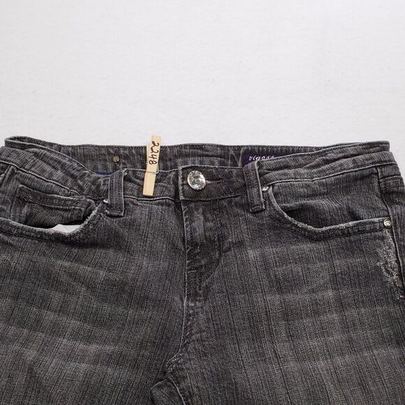 Vigoss Casual Zip Button Denim Dark Wash Jeans Womens Size 7 Black - Picture 1 of 8